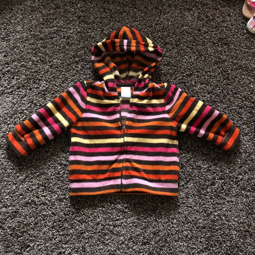 Gymboree fleece zip up hoodie